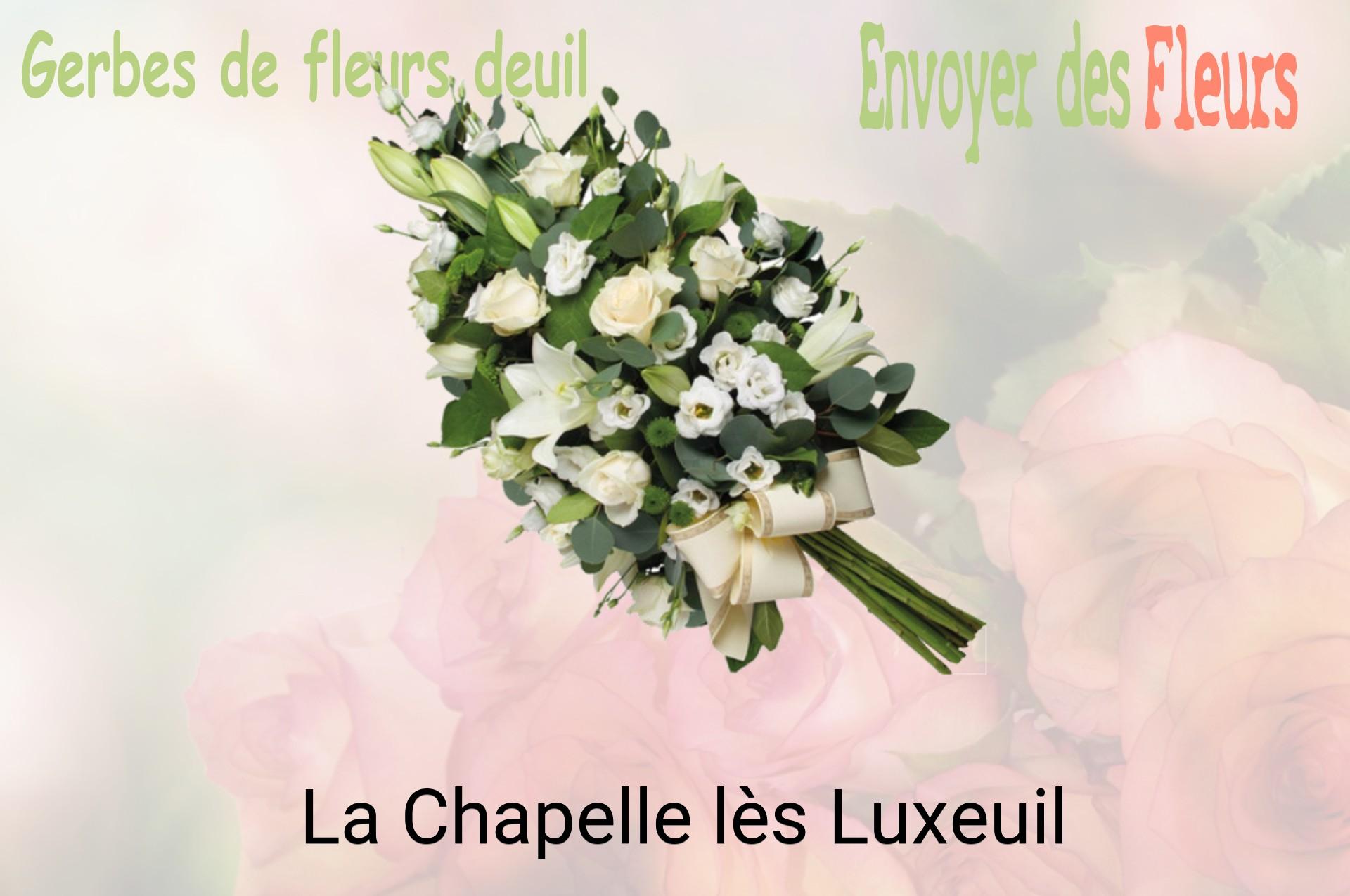 Gerbe de fleurs de deuil livrée à La Chapelle-lès-Luxeuil